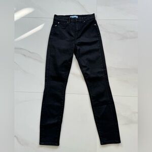 7 For All Mankind Women's Black Skinny Blair denim Jeans